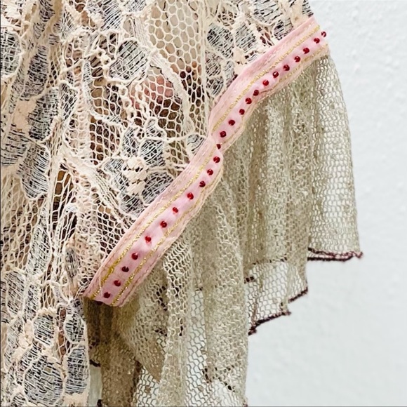 Free people bohemian lace baby doll tunic - Picture 6 of 9